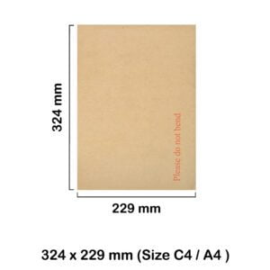 C4 A4 Manilla Hard Board Backed Envelopes