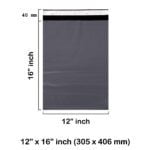 Grey Mailing Bags 12 x 16 Inches 305 x 406 mm
