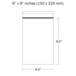 6 x 9 Inches Plain Grip seal Bags