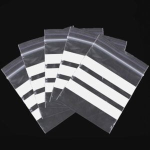 1.5 x 2.5 Write On Panel Grip seal Bags 