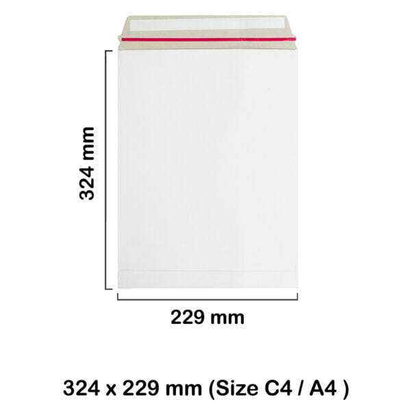 c4 all board backed envelopes