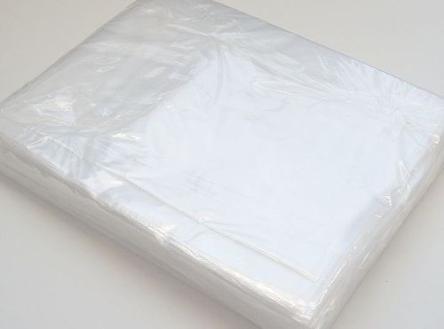 6 x 8" inch Clear Polythene Plastic Bags Sizes Crafts Food - 100 Gauge