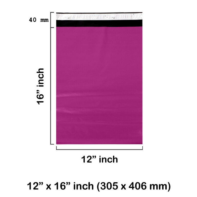 12 x 16″ inch Pink Mailing Bags