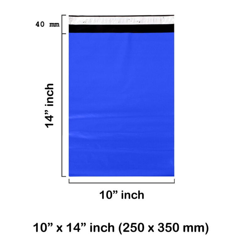 10 x 14″ inch Blue Mailing Bags – 250 x 350 mm