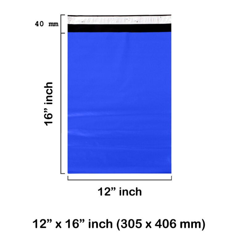 12 x 16″ inch Blue Mailing Bags – 305 x 406 mm