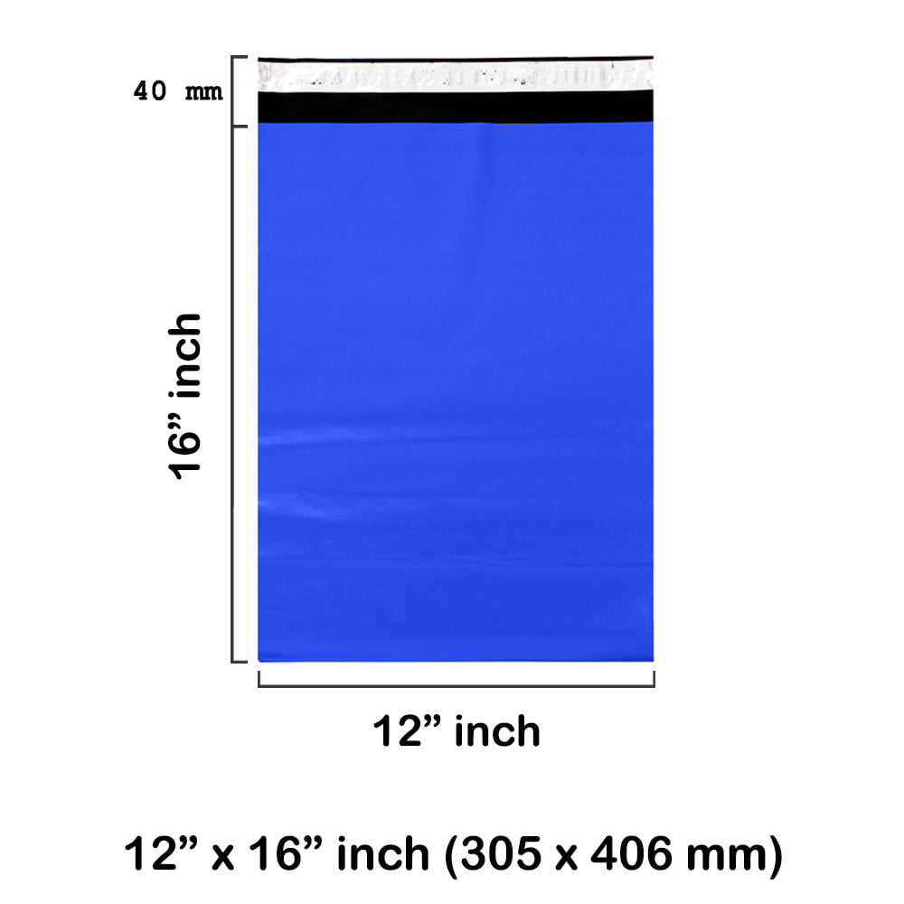 12 x 16″ inch Blue Mailing Bags – 305 x 406 mm