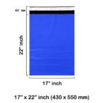 17 x 22″ inch Blue Mailing Bags – 425 x 550 mm
