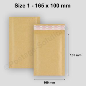 AKAR - A000 Size 1  165mm x 100mm Bubble Padded Envelopes - cheap padded envelopes