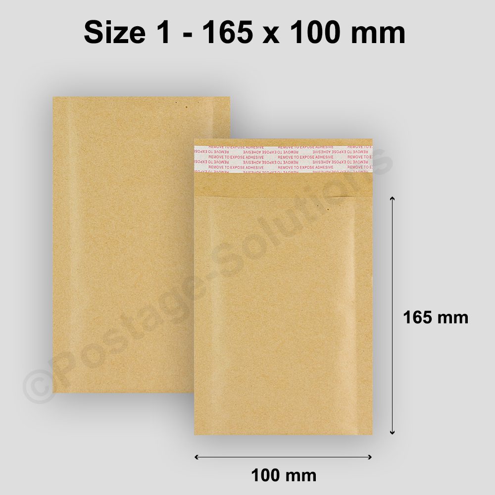 AKAR - A000 Size 1  165mm x 100mm Bubble Padded Envelopes - cheap padded envelopes