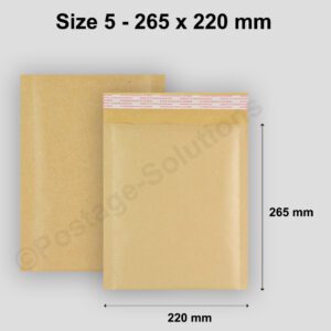 AKAR - E/2 Size 5 220mm x 265mm Bubble Padded Envelopes - cheap padded envelopes