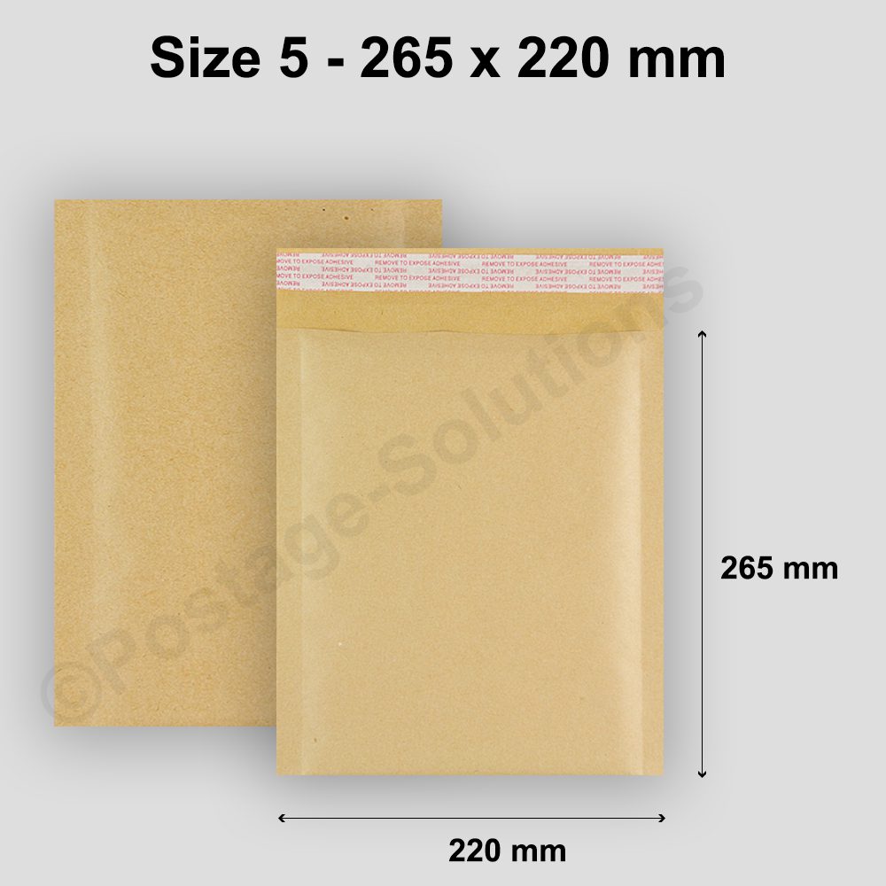 AKAR - E/2 Size 5 220mm x 265mm Bubble Padded Envelopes - cheap padded envelopes
