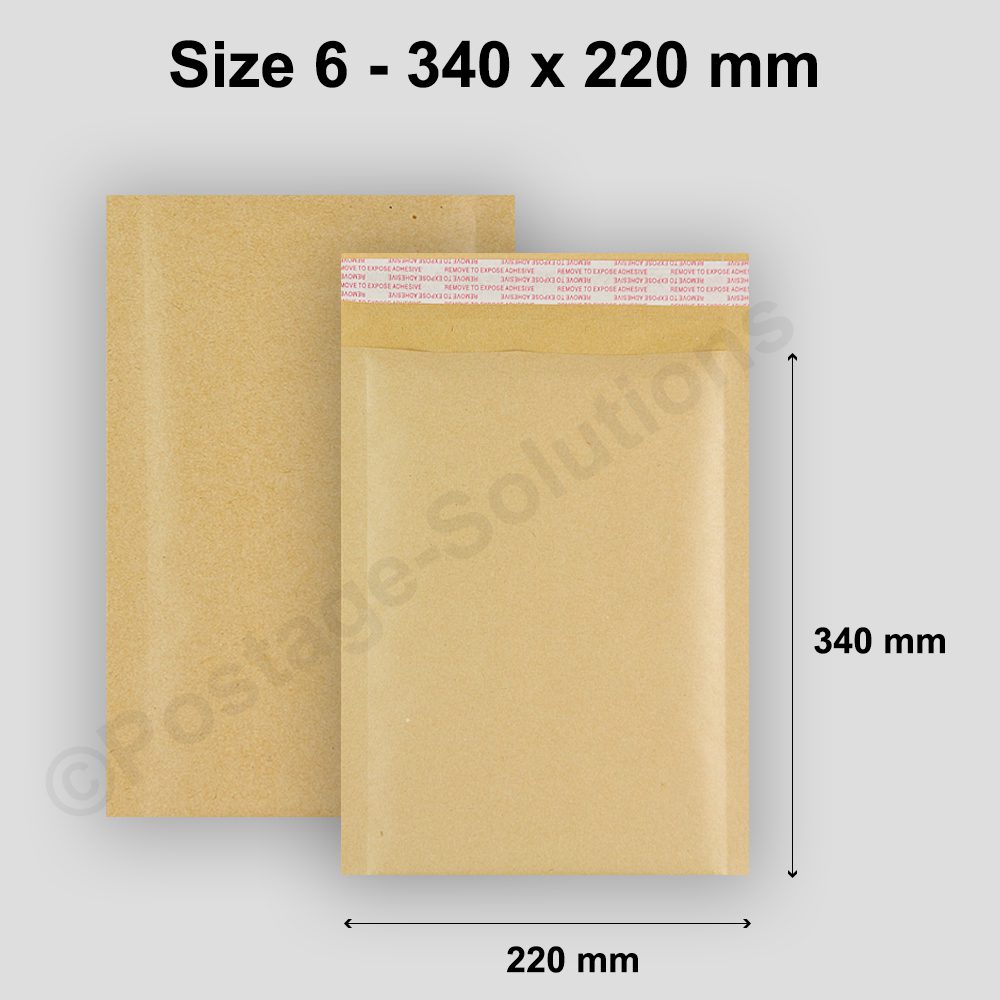 AKAR - F/3 Size 6 220mm x 340mm Bubble Padded Envelopes - cheap padded envelopes