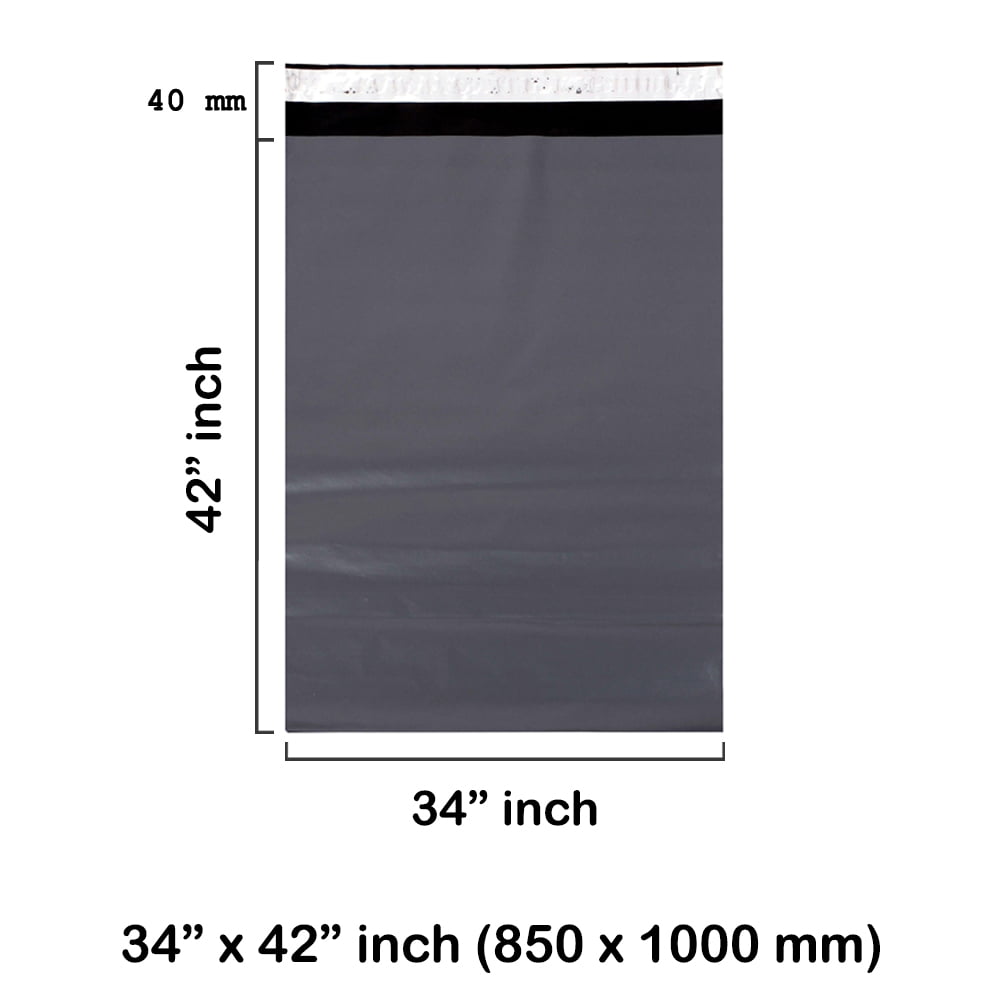 Grey Mailing Bags 34 x 42 Inches 850 x 1000 mm – 55 Microns