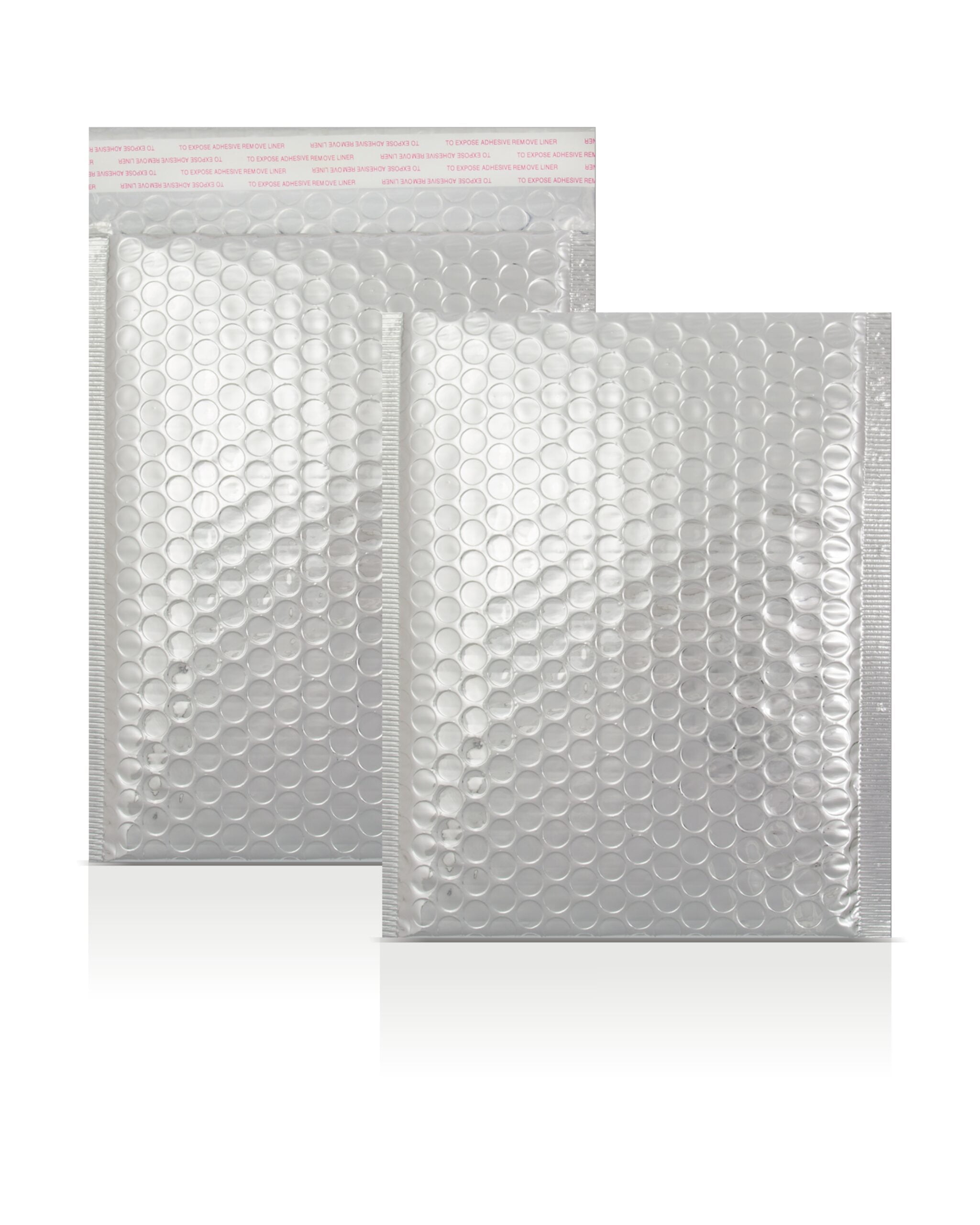 Silver Metallic Strong Seal Bubble Envelopes - 250 x 180 mm - DVD