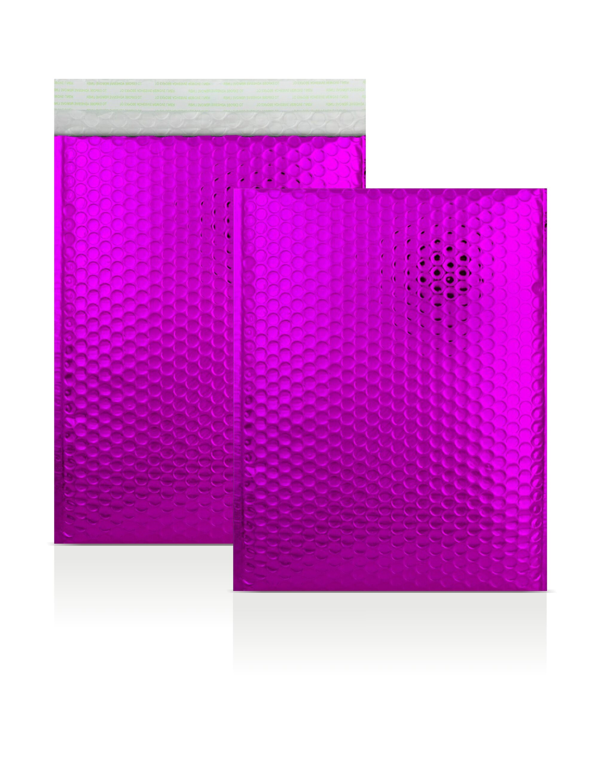 Purple Metallic Strong Seal Bubble Envelopes - 324 x 230 mm - C4 Size