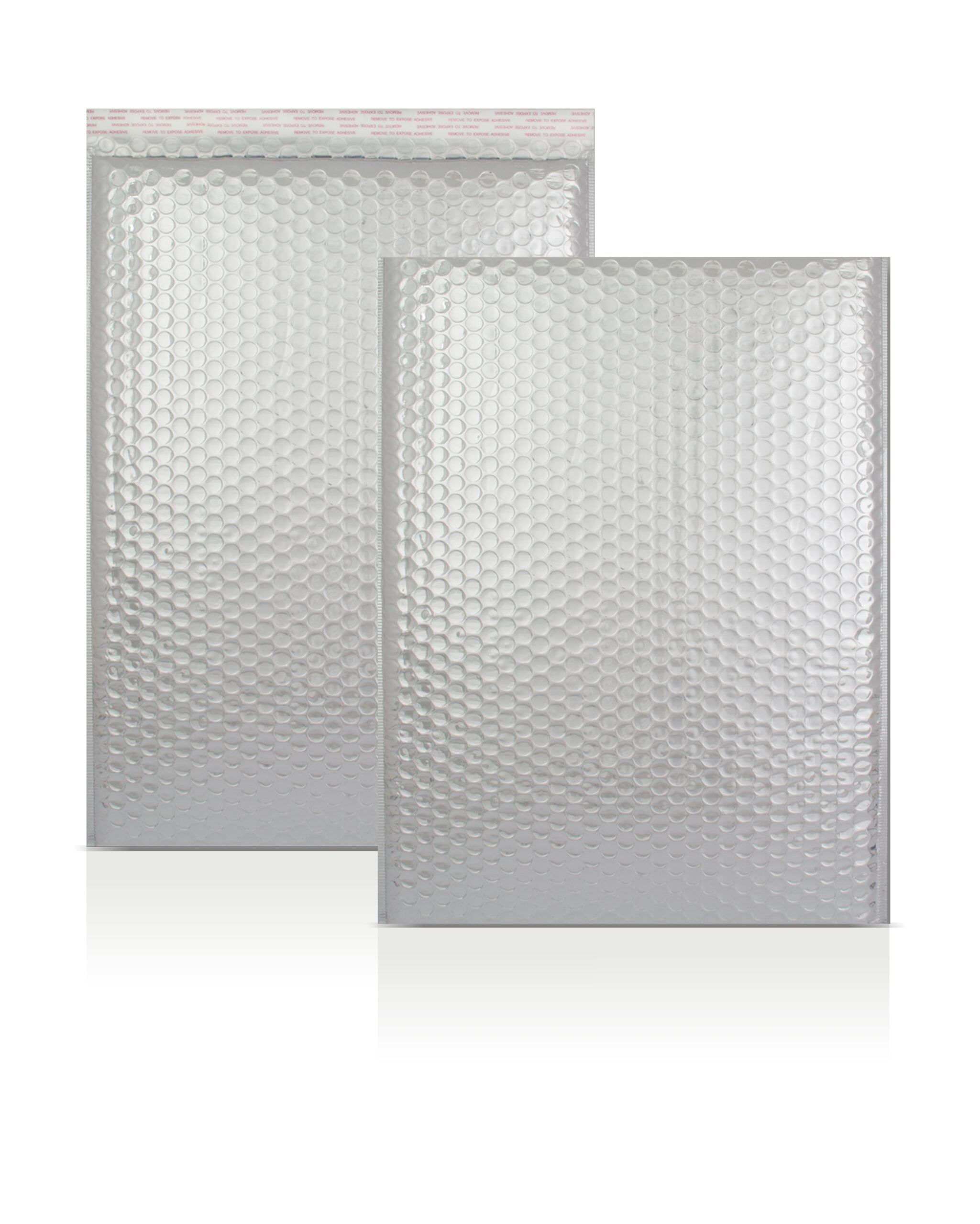 Silver Metallic Strong Seal Bubble Envelopes - 450 x 320 mm