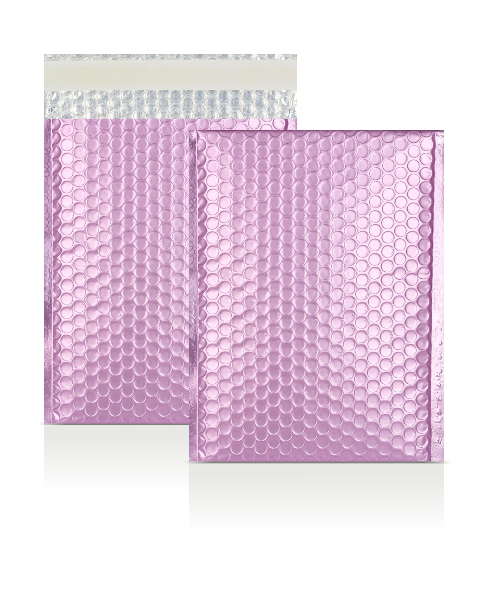 Lilac Metallic Strong Seal Bubble Envelopes - 250 x 180 mm - DVD