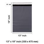 Grey Mailing Bags 13 x 19 Inches 330 x 480 mm