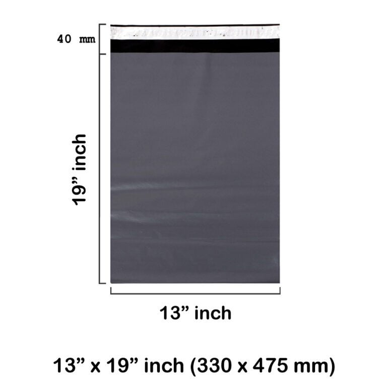 Grey Mailing Bags 13 x 19 Inches 330 x 480 mm