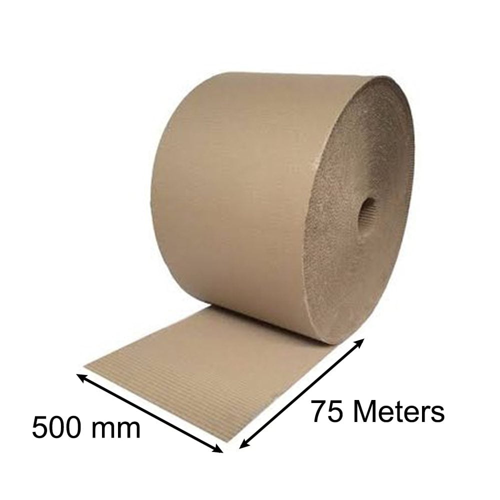500mm Wide x 75m Long - Corrugated Rolls