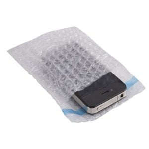 180 x 235 mm Bubble Wrap Pouch Plain - Peel & Seal Bags