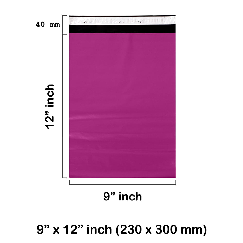 9x12 - pink mailing bags