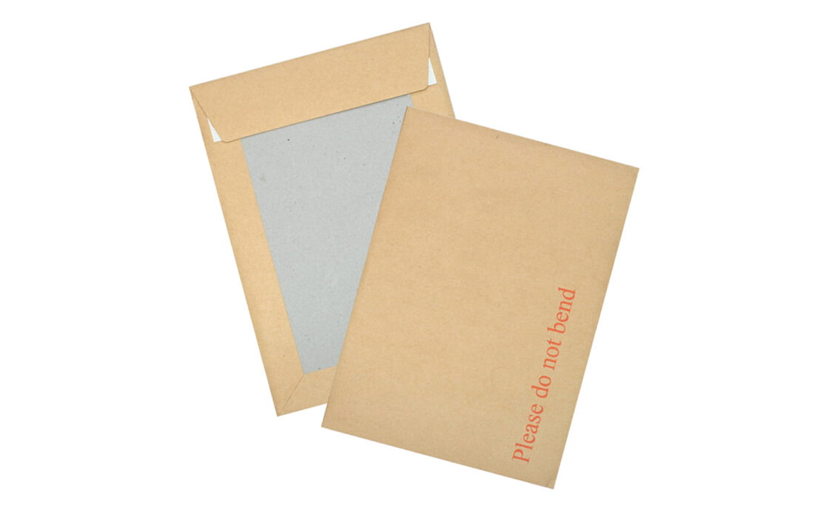 Board backed envelopes