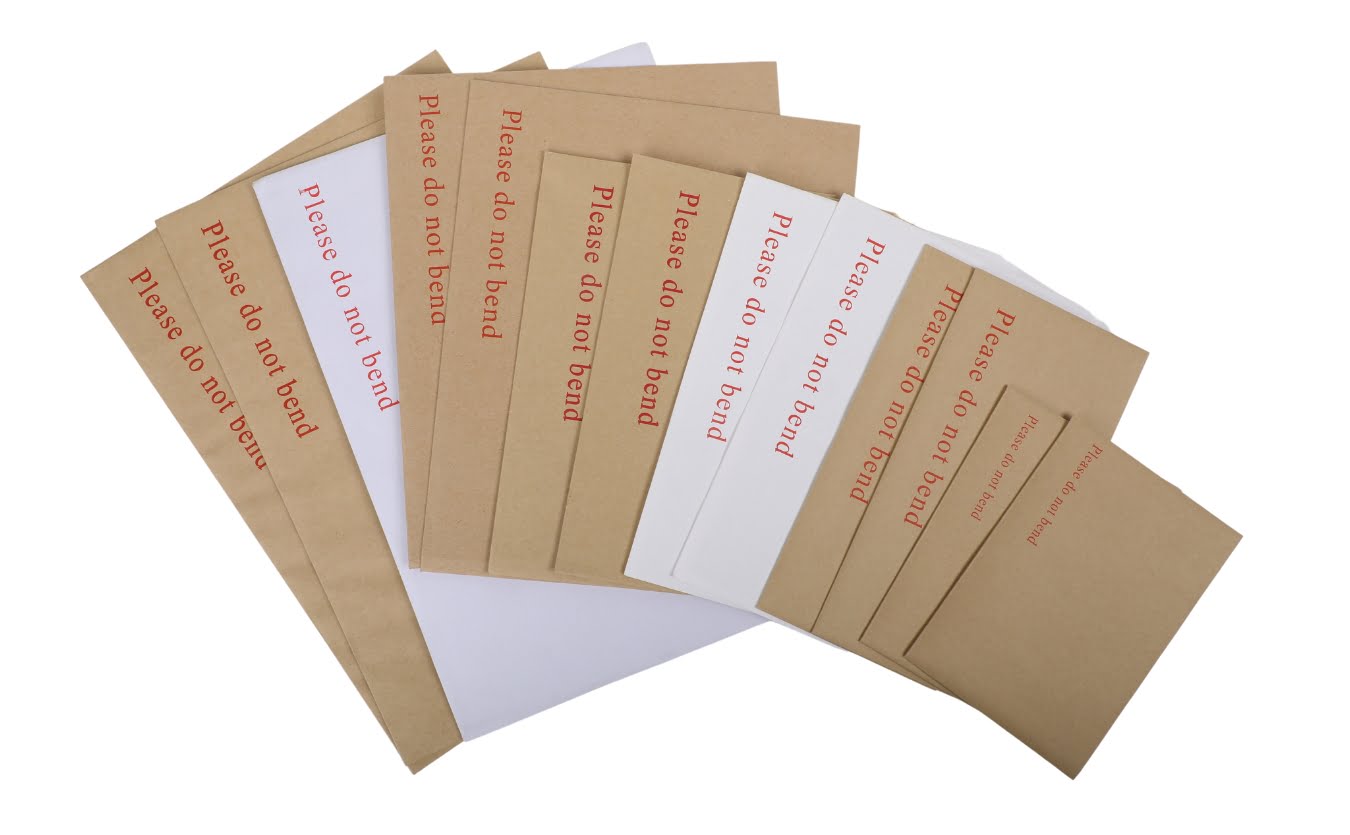 Board backed envelopes