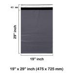 19x29 - grey mailing bag