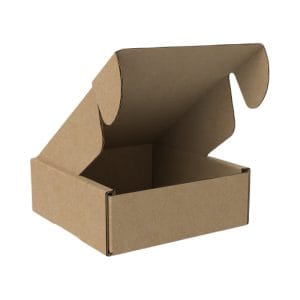 Die Cut Boxes (Brown) - 116 x 116 x 40 mm (4.5 x 4.5 x 1.5 inches)