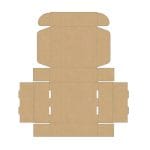 Die Cut Boxes (Brown) -152 x 127 x 44 mm (6 x 5 x 1.7 inches)