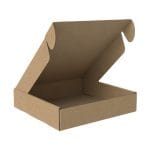 Die Cut Boxes (Brown) - 252 x 240 x 53 mm (10 x 9.5 x 2 inches)