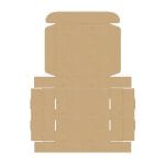 Die Cut Boxes (Brown) - 252 x 240 x 53 mm (10 x 9.5 x 2 inches)
