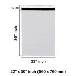22x30 Inches White Mailing Bag
