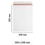 330x248 mm White Board Envelopes with Peel & Seal Strip - Pocket Style Envelopes
