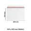444x625 mm White Board Envelopes with Peel & Seal Strip - Wallet Style Envelopes