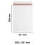 508x381 mm White Board Envelopes with Peel & Seal Strip - Pocket Style Envelopes