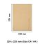 C4 A4 Manilla Hard Board Backed Envelopes