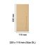 DL Manilla Hard Board Backed Envelopes