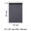 Grey Mailing Bags 16 x 20 Inches – 400 x 500 mm – 55 Microns