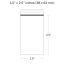 1.5 x 2.5 Inches Plain Grip Seal Bags
