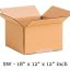 18" x 12" x 12" 457mm x 305mm x 305mm Single Wall Cardboard Boxes