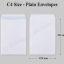 C4 Size 324 x 229 mm White Envelopes Plain (NO WINDOW) - 90gsm