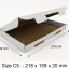 ROYAL MAIL PIP Boxes  (White) - Size C5/A5 - 218 x 159 x 20 mm