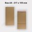 217 x 155 x 60 mm Book Wrap Cardboard Boxes E-Flute Mailer For A5