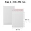 White Corrugated Bags Padded 100% Recyclable Biodegradable Eco Envelopes - 215 x 150 mm
