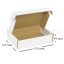 Die Cut Boxes  (White) - 152 x 127 x 44 mm (6 x 5 x 1.7 inches)
